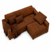 muebles de sala sofa liam 3 puestos marron microfibra anti fluidos 186x80x80 cm muebles de lujo salabin 1089 madecentro