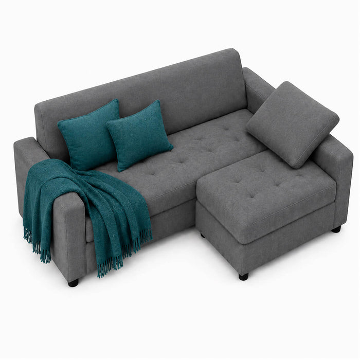 muebles de sala sofa liam 3 puestos negro microfibra anti fluidos 186x80x80 cm muebles de lujo salabin 1090 madecentro