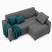 muebles de sala sofa liam 3 puestos negro microfibra anti fluidos 186x80x80 cm muebles de lujo salabin 1090 madecentro