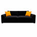 muebles de sala sofa tiago 4 puestos negro tela pet friendly anti fluidos 240x85x75 cm muebles de lujo bindelux996 madecentro