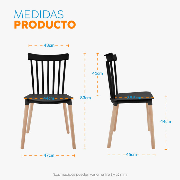 muebles oficina escritorio silla de diseno dylan negro bonno rs340955 madecentro