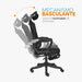 muebles oficina escritorio silla escritorio con cabecero reposapies evox negro bonno rs210258 madecentro