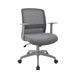 muebles oficina escritorio silla escritorio ejecutiva gris gris fox bonno rs134920 madecentro