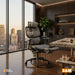 muebles oficina escritorio silla escritorio ergonomica gris reposapies sam bonno rs241522 madecentro