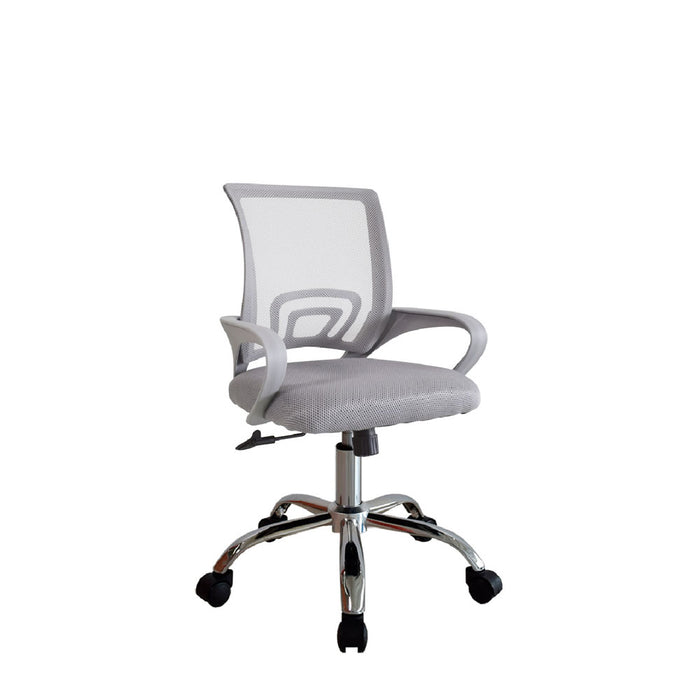 muebles oficina escritorio silla escritorio giratoria gris atlantis bonno rs121914 madecentro