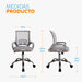 muebles oficina escritorio silla escritorio giratoria gris atlantis bonno rs121914 madecentro