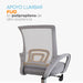 muebles oficina escritorio silla escritorio giratoria gris atlantis bonno rs121914 madecentro