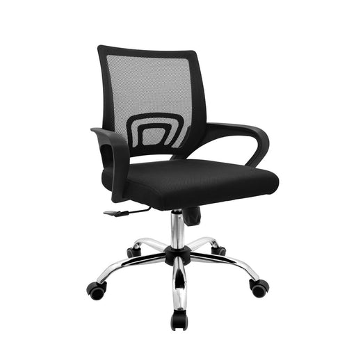 muebles oficina escritorio silla escritorio giratoria pequena negro atlantis bonno rk530455 madecentro