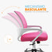 muebles oficina escritorio silla escritorio giratoria rosada atlantis bonno rs121918 madecentro