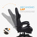 muebles oficina escritorio silla gamer negro con luces reposapies play bonno rs213070 madecentro
