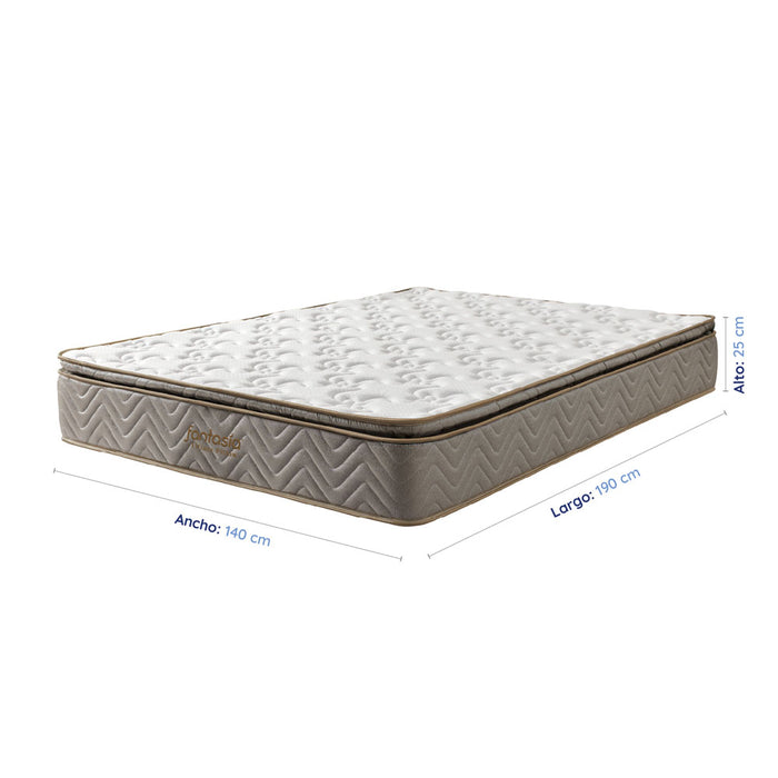 muebles para habitacion colchon fantasia doble firmeza media litium pillow 140x190 default title fantasia 4115010150004 madecentro