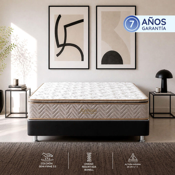 muebles para habitacion colchon fantasia doble firmeza media litium pillow 140x190 default title fantasia 4115010150004 madecentro