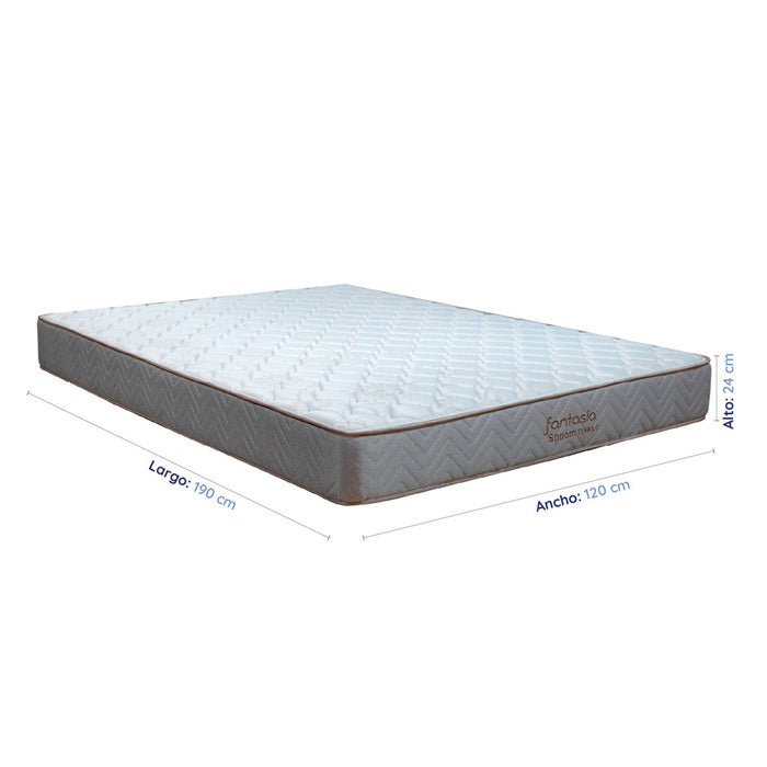 muebles para habitacion colchon fantasia semidoble firmeza suave spoom terra 120x190 default title fantasia 4124030340002 madecentro