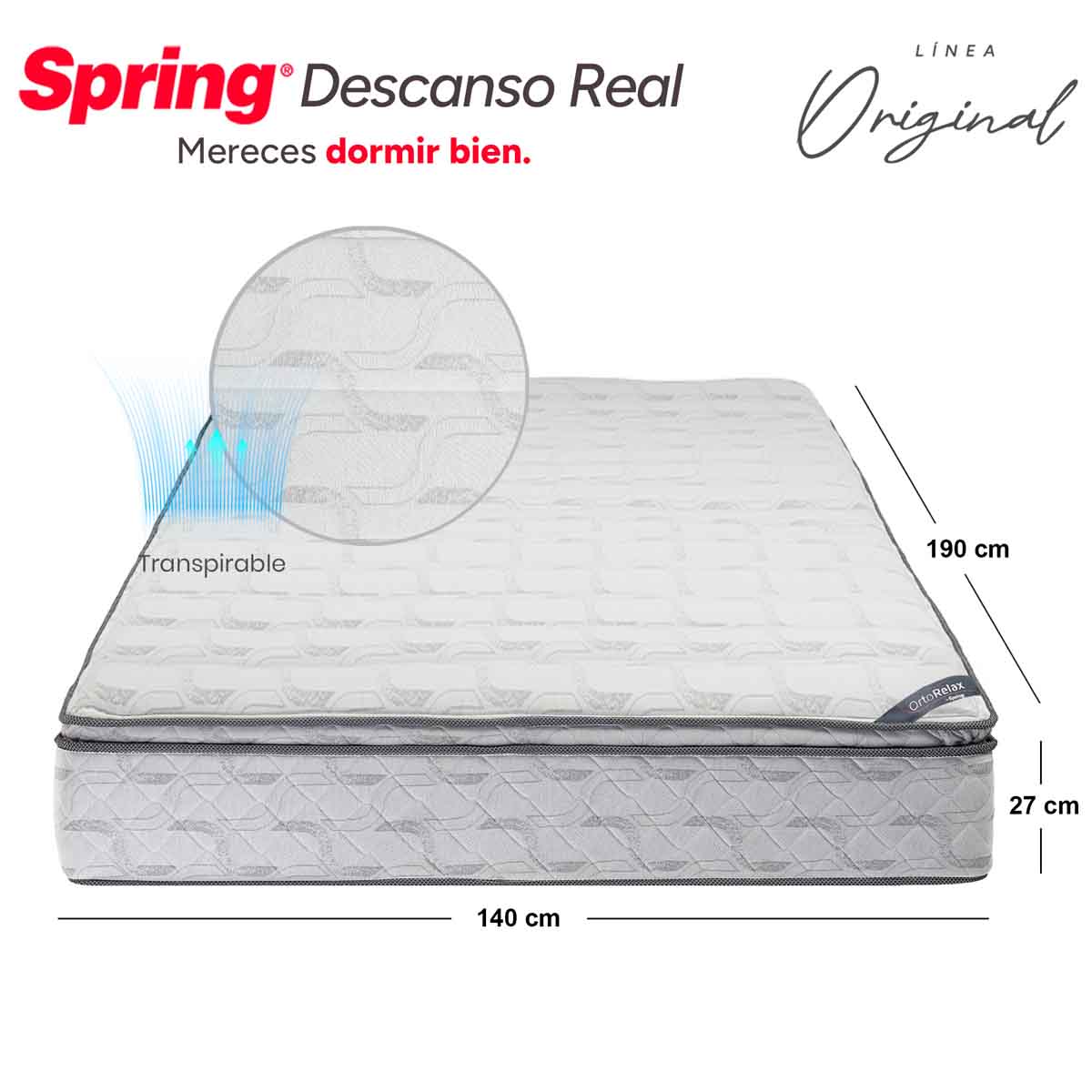 mueblesparahabitacioncolchonspringdescansorealdoble140x190cm+setalmohadassiliconadas30205911madecentro4