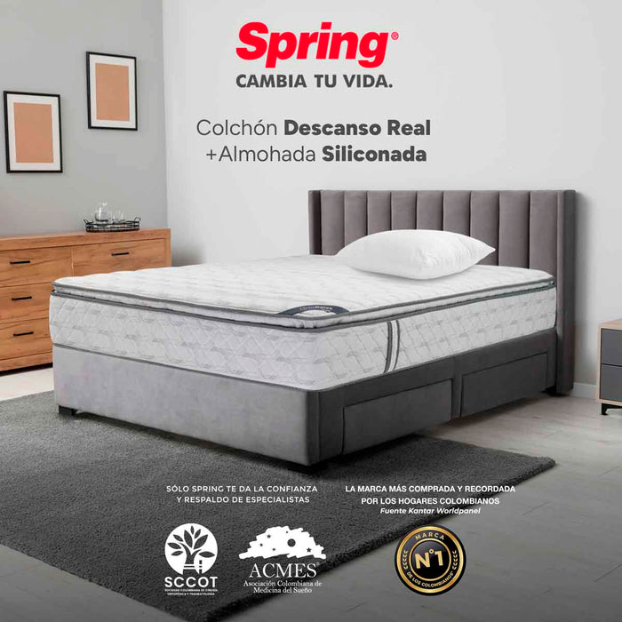 mueblesparahabitacioncolchonspringdescansorealsemidoble120x190cm+setalmohadasiliconada30205910madecentro2
