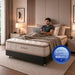 muebles para habitacion combo colchon fantasia doble firmeza media galaxy 140x190 base cama tipo cuero negro 2 almohadas protector default title fantasia 5101900160004 madecentro