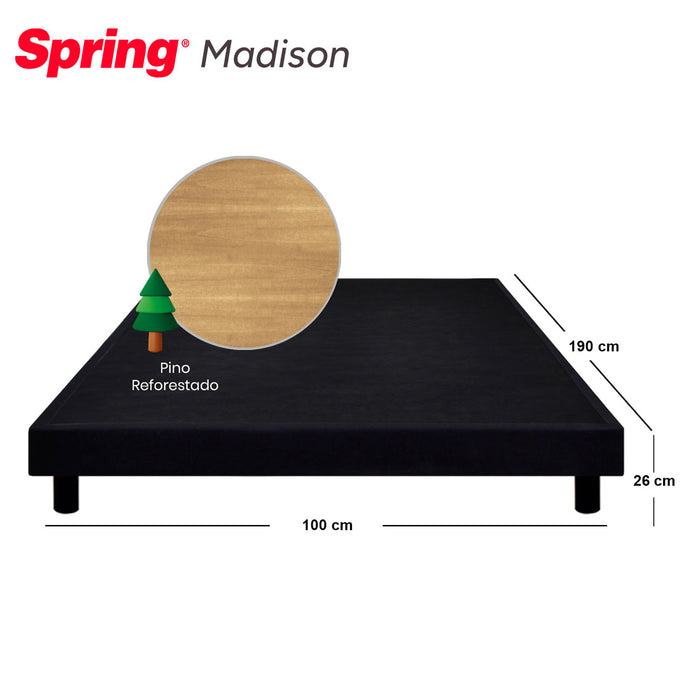 mueblesparahabitacioncombocolchonspringsencillo100x190cmbasecamaalmohadaprotector30207753mpmadecentro