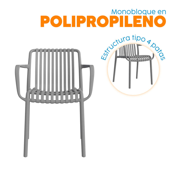 muebles sillas silla auxiliar fija nard cb gris filtro uv bonno rs341978 mp madecentro