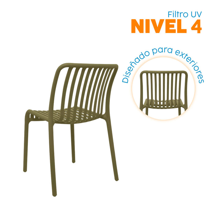muebles sillas silla auxiliar fija nard sb verde claro filtro uv bonno rs341974 mp madecentro