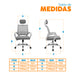 muebles sillas silla de escritorio cabecero atlantis gris blanco bonno rs121912 mp madecentro