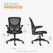 muebles sillas silla de escritorio zad negro bonno rs210730 mp madecentro