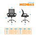 muebles sillas silla escritorio atlantic negro bonno rs121900 mp madecentro