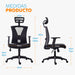 muebles sillas silla escritorio ergonomica niza cabecero negro bonno rk535812 mp madecentro