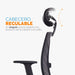 muebles sillas silla escritorio ergonomica niza cabecero negro bonno rk535812 mp madecentro