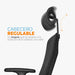 muebles sillas silla escritorio negro cabecero levi plus ii bonno rs241830 mp madecentro