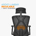 muebles sillas silla escritorio negro cabecero levi plus ii bonno rs241830 mp madecentro