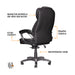 muebles sillas sillon escritorio city sg cabecero negro bonno rs212390 mp madecentro