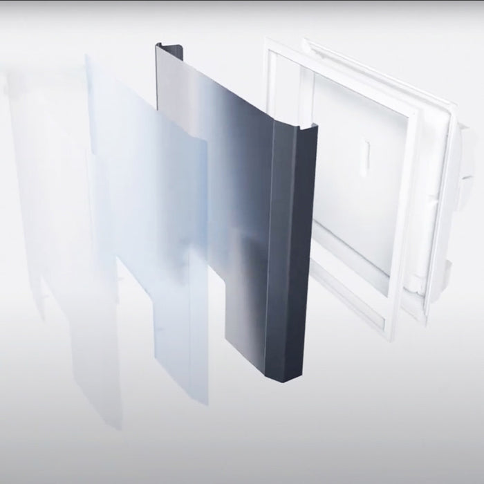 Nevera No Frost Mabe de 267 litros en acabado inoxidable