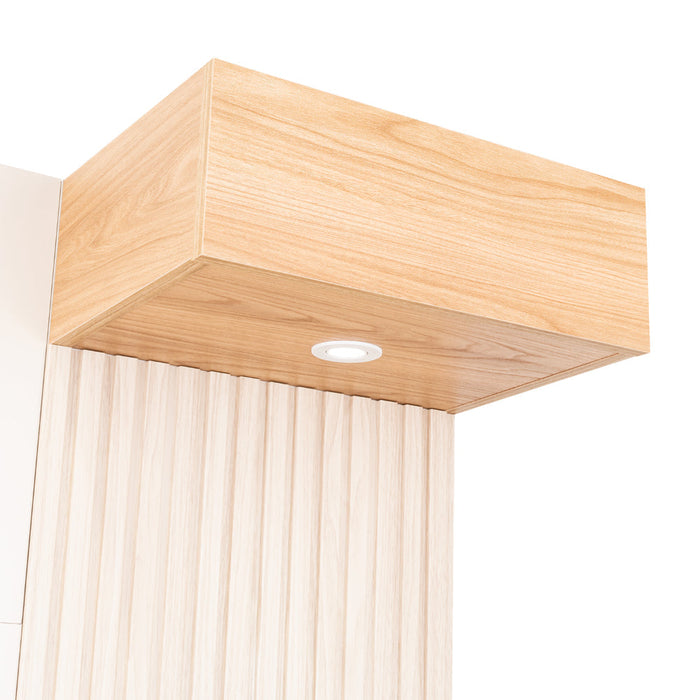 Panel de Tv Isolde, Capri y Fresno Europeo, con Espacio Para Televisor de Hasta 70 Pulgadas