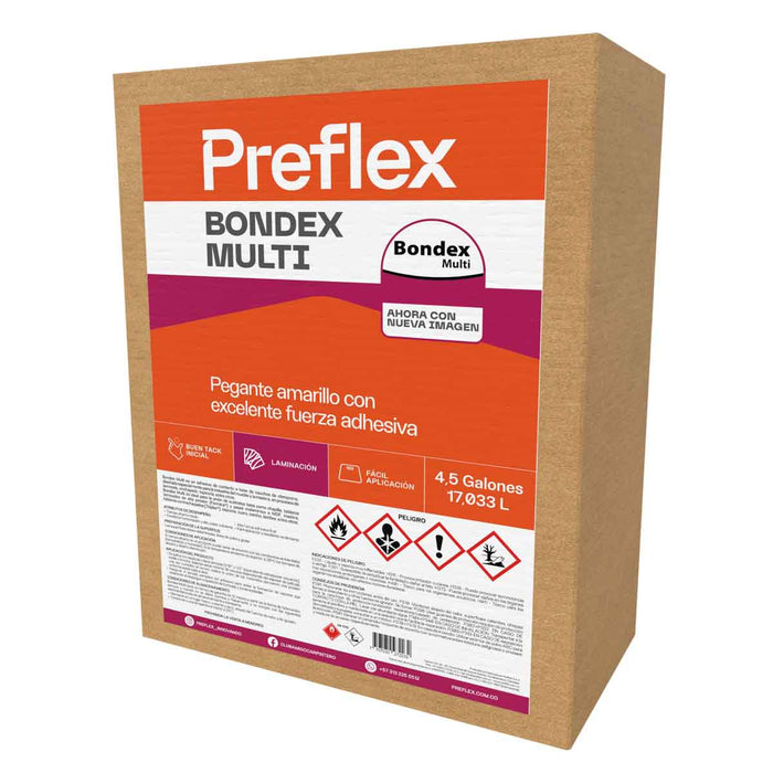 Pegante bondex k multi 4.5 galones