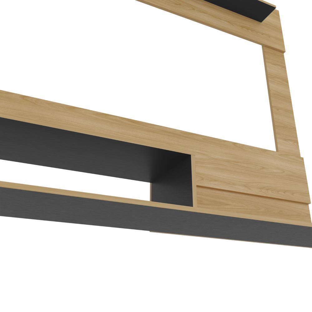 Panel de Tv Ascher, Fresno Europeo y Wengue Hasta 70 Pulgadas