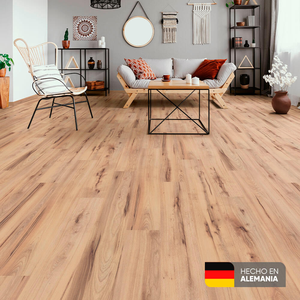 pisos laminados esencial roble avellana kronspan plt31robleavellana madecentro