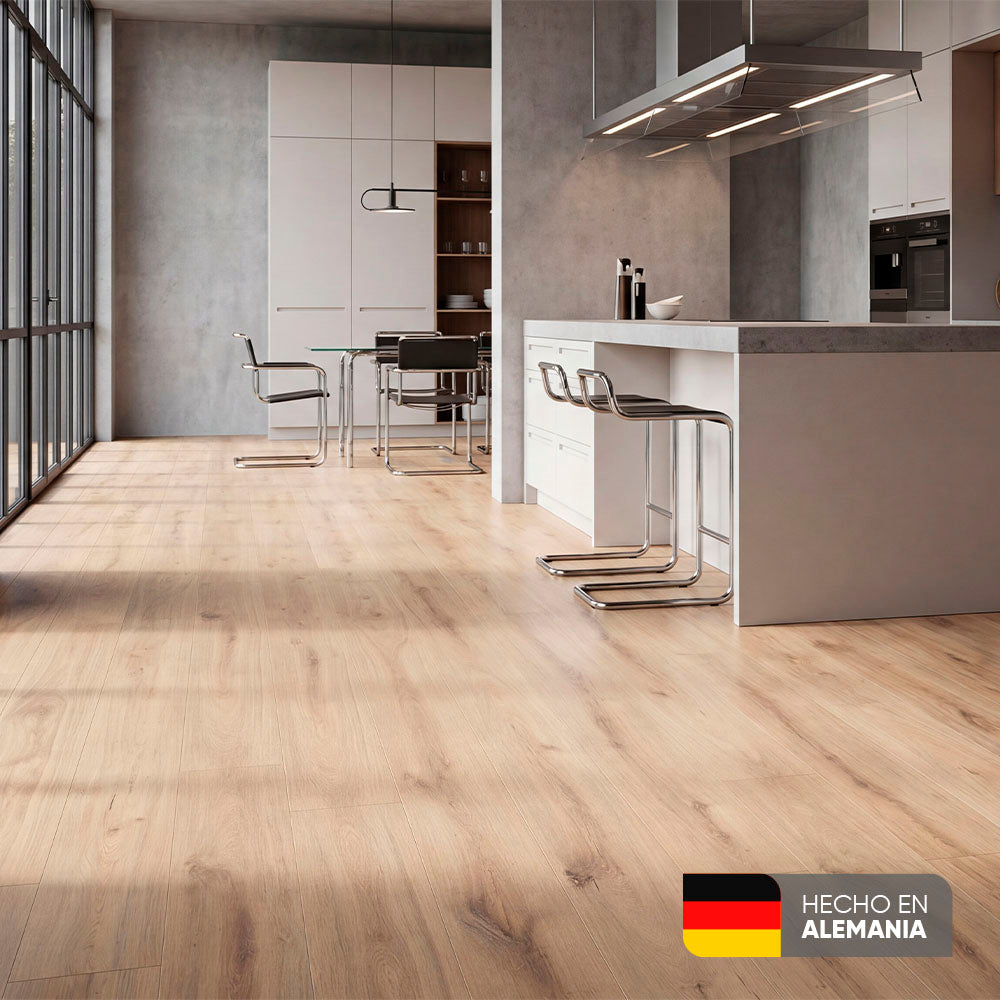 pisos laminados pro tech roble lino kronspan pot32roblelino madecentro