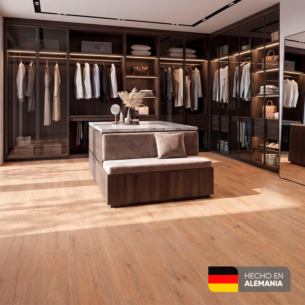 pisos laminados pro tech roble toscana kronspan pot32robletoscana madecentro