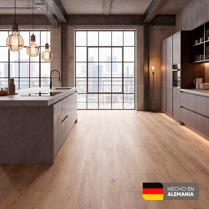 pisos laminados pro tech roble toscana kronspan pot32robletoscana madecentro