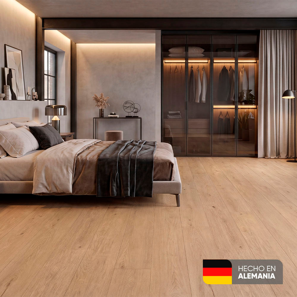 pisos laminados signature roble riviera kronspan pot33robleriviera madecentro