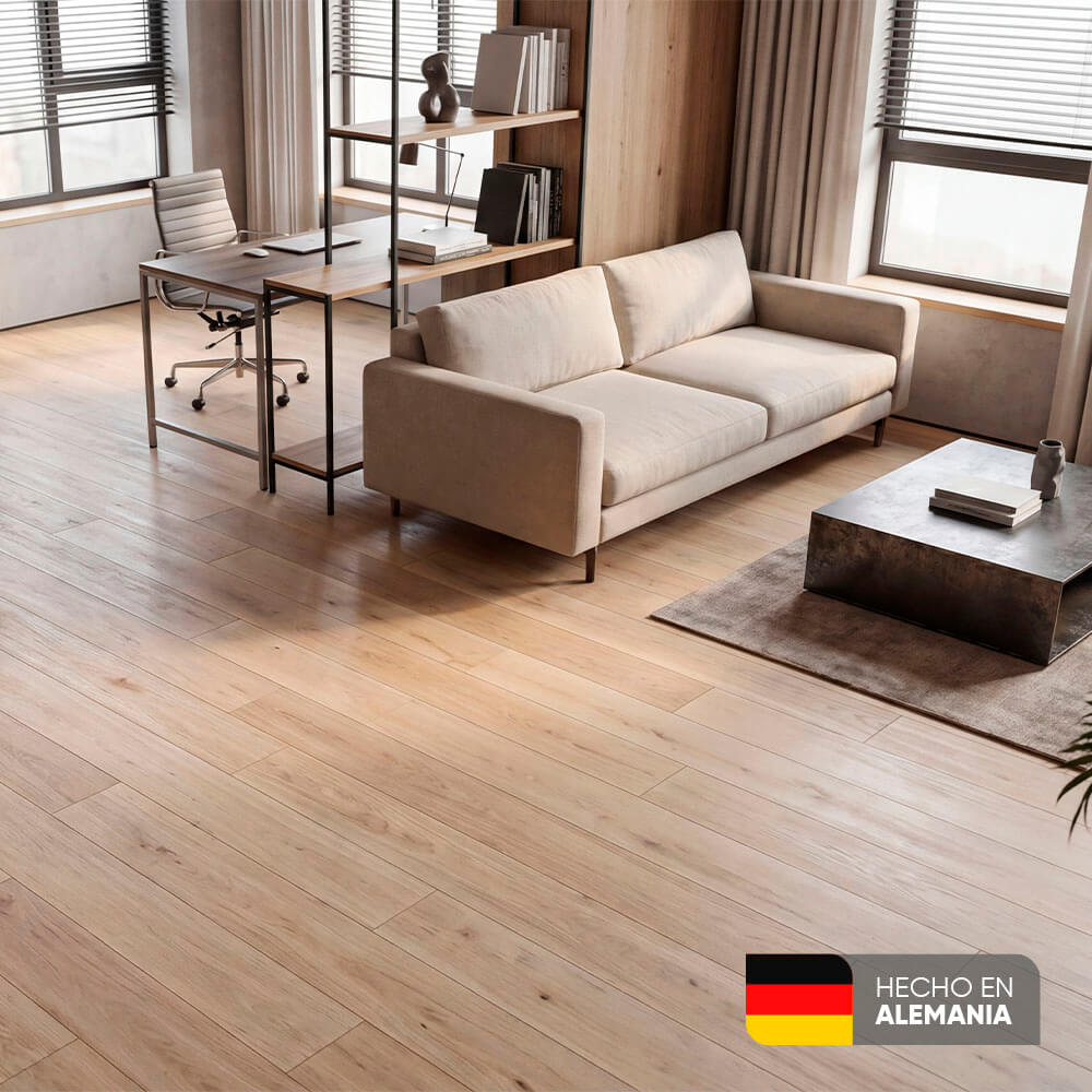 pisos laminados signature roble riviera kronspan pot33robleriviera madecentro