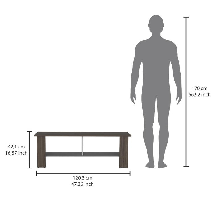 Mesa Para Tv Navi, Milan y Blanco Hasta 65 Pulgadas