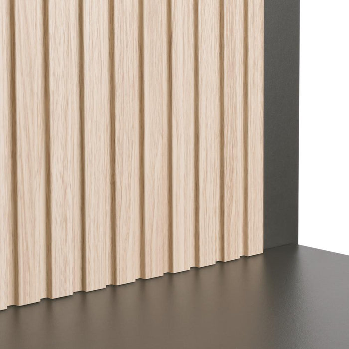 Panel de Tv Hober, Plata Oscuro y Bardolino Desde 50'' Hasta 70'' Pulgadas