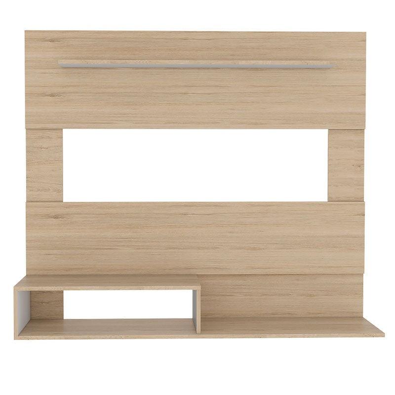Panel de Tv Ascher, Cartagena y Blanco, con Espacio Para Televisor de Hasta 55 Pulgadas