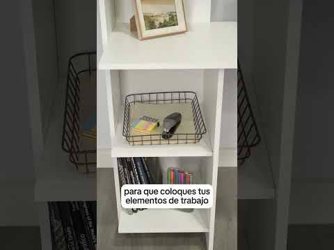 Escritorio ¡Wow!, Blanco Duqueza, con Cuatro Entrepaños