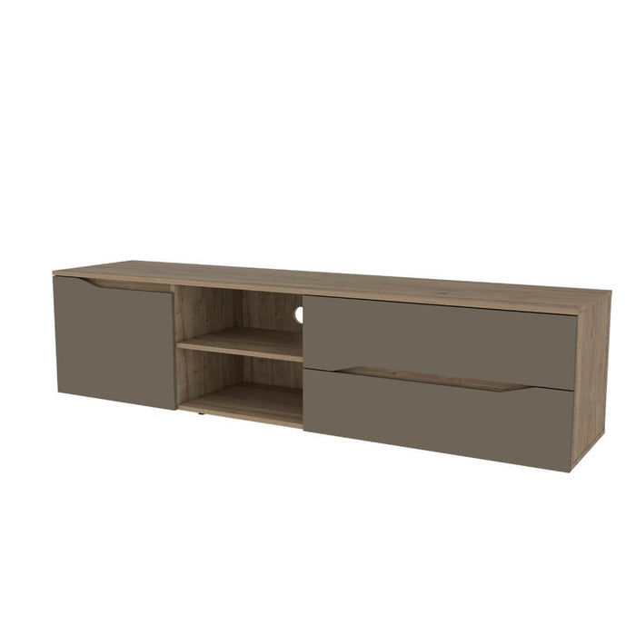 Mesa para TV Yeko, Cocoa, Para TV hasta 60'' Puerta Abatible