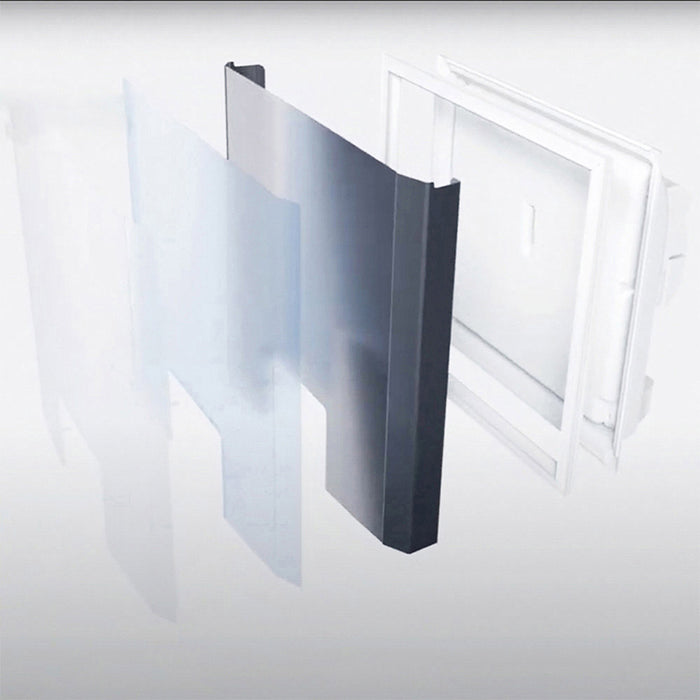 Nevera No Frost Mabe de 247 litros en color grafito