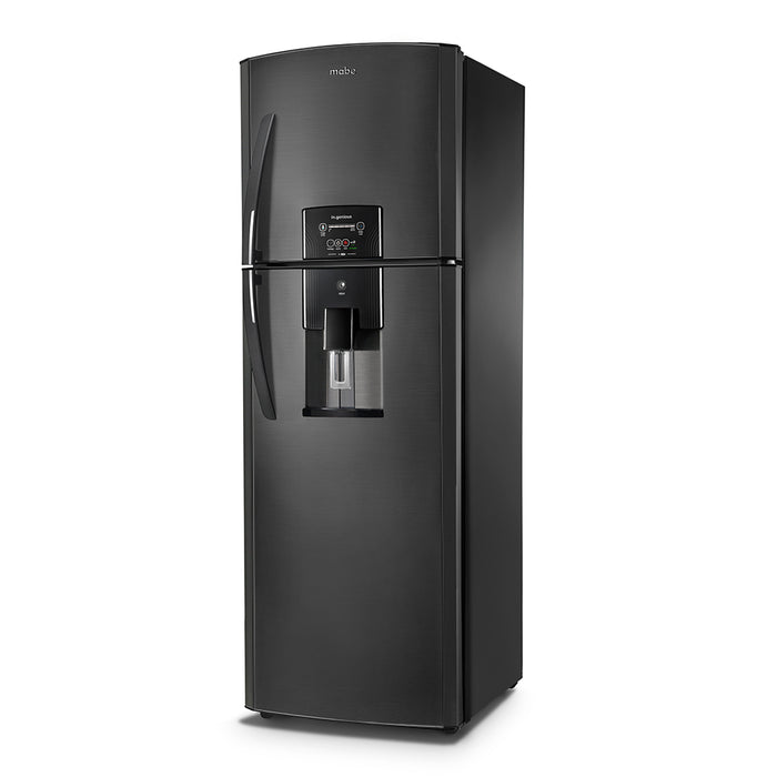 Refrigerador No Frost Mabe Black Steel de 313 litros con panel digital