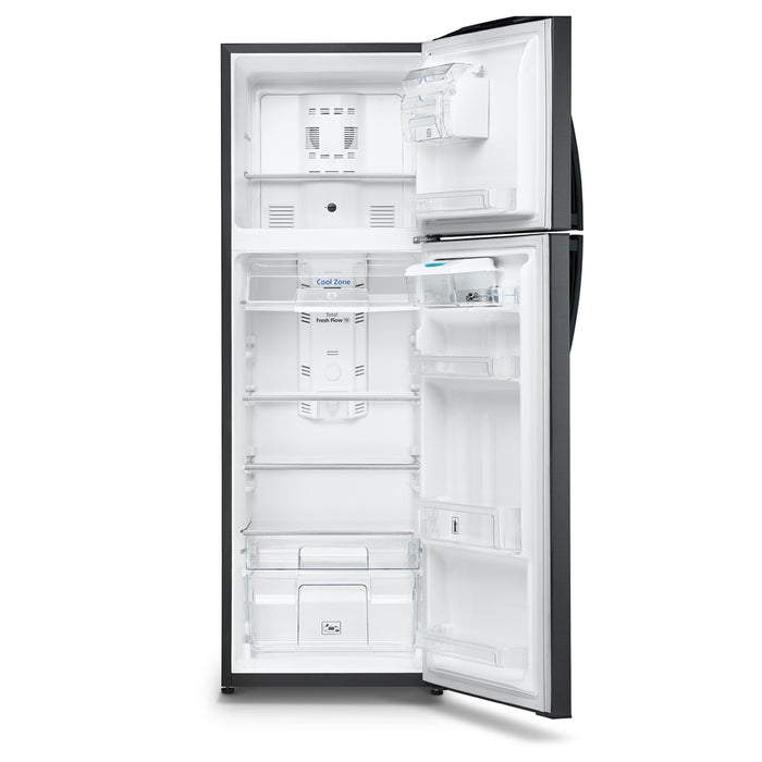 Refrigerador No Frost Mabe Black Steel de 313 litros con panel digital