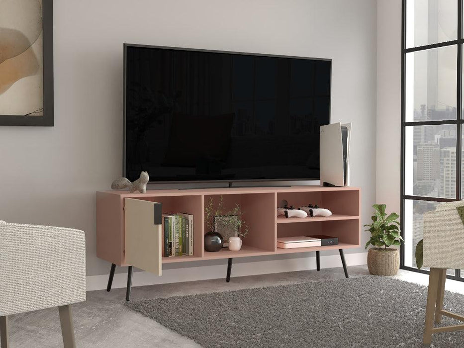 Mesa para TV Vulanno, Arupo y Toquilla, Con Una Puerta Abatible 70"